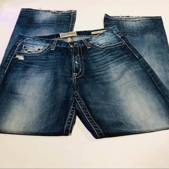 Lucky Brand Denim - Lucky Harrison Relaxed Bootleg Jeans.  264